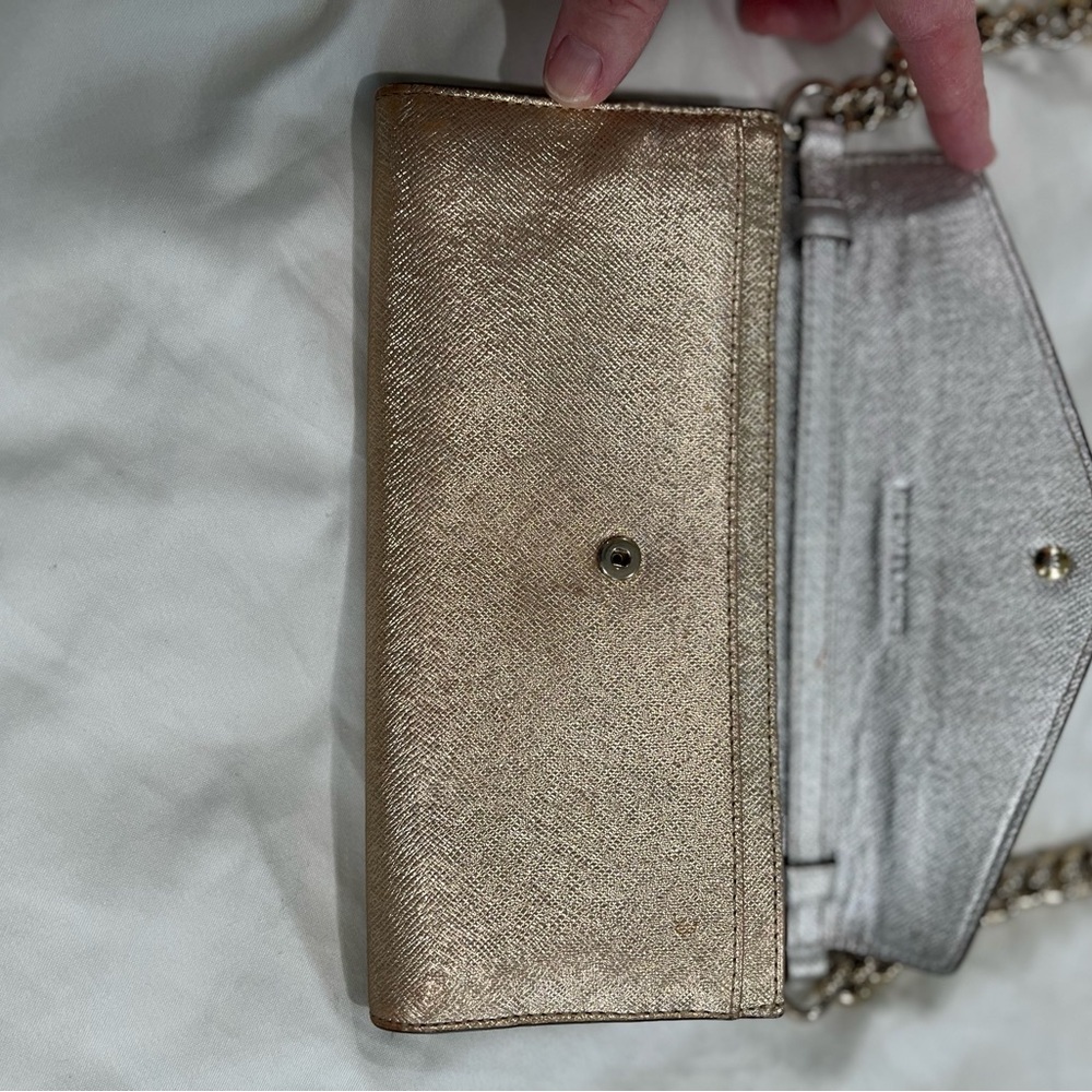 Wallet Gold Crossbody Bag - Picture 13 of 15